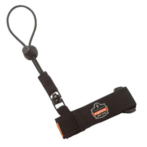 Ergodyne Squids 3115 Wrist Tool Lanyard, Small/Medium, Black, 1/Each