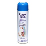 Carpet Fresh No-Vacuum Rug & Room Deodorizer, Super Pet, 10.5 Aerosol, 6/Case