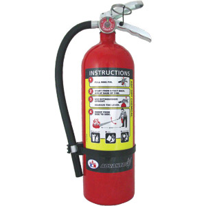 Badger Advantage 5 lb ABC Fire Extinguisher w/ Vehicle Bracket