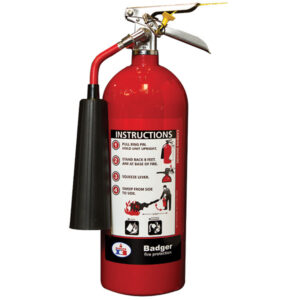 Badger Extra 5 lb CO2 Fire Extinguisher w/ Wall Hook