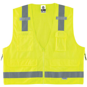 Ergodyne GloWear 8250Z Type R Class 2 Surveyor''s Vest