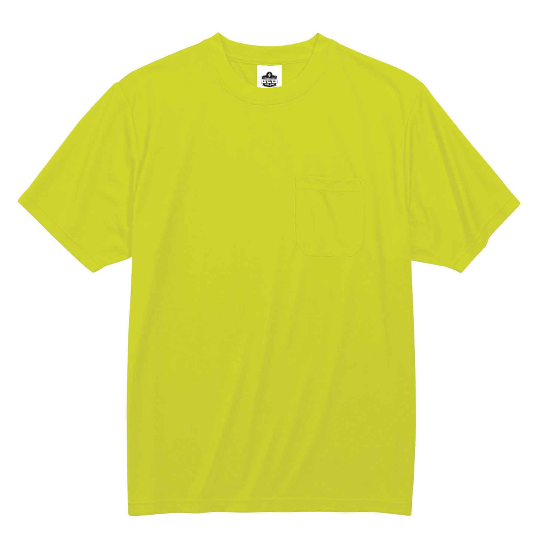 ERGODYNE GLOWEAR 8089 NON-CERTIFIED T-SHIRT, , LIME, 1/EACH