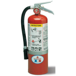 Badger Standard 5 lb ABC Fire Extinguisher w/ Wall Hook