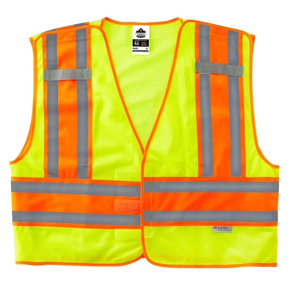 Ergodyne GloWear 8245PSV PUBLIC SAFETY VEST, , LIME,