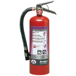 Badger Extra 5 lb Purple K Fire Extinguisher w/ Wall Hook