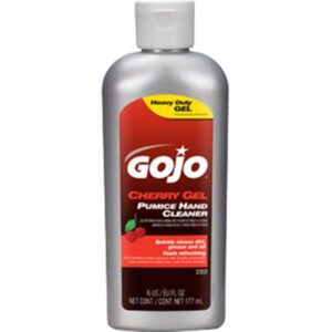 Gojo Cherry Gel Pumice Hand Cleaner, 6 oz Squeeze Bottle, 1/Each