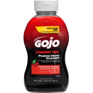 Gojo Cherry Gel Pumice Hand Cleaner, 10 oz Squeeze Bottle, 1/Each