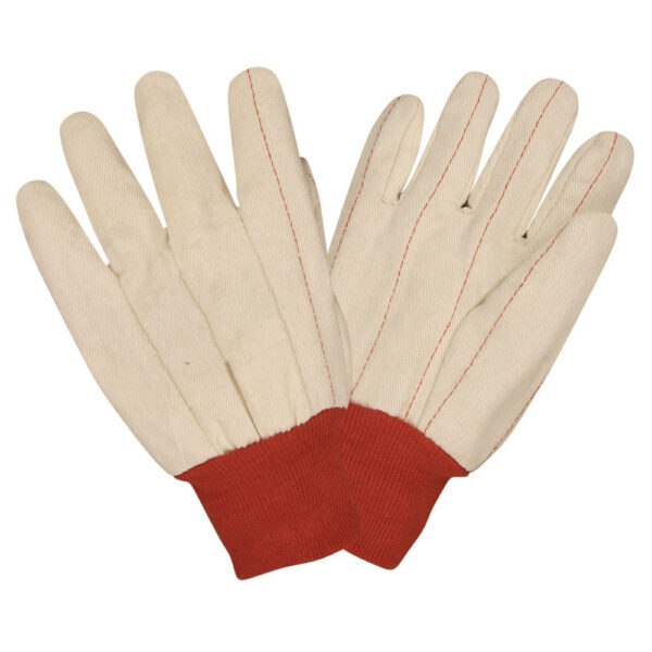 DOUBLE PALM, NAP-IN, RED KNIT WRIST