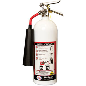 Badger 5 lb CO2 Fire Extinguisher w/ Non-Magnetic Bracket