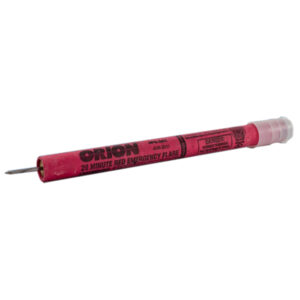 Orion Red Safety Flares, 20-Minute w/ Spike, 72/Case