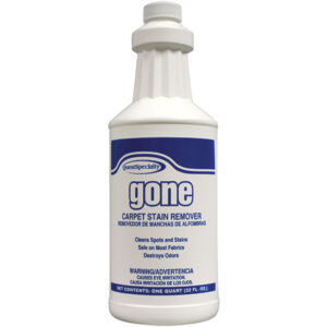 QuestSpecialty Gone Carpet Stain Remover, 1 qt Bottle, 12/Case