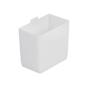 Akro-Mils Bin Cup, Small, 2"L x 3"H x 3 1/4"W, Clear, 1/Each