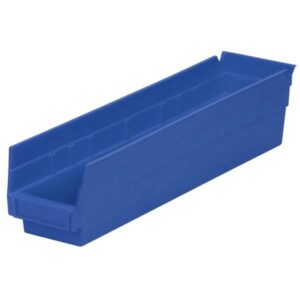 Akro-Mils Shelf Bin, 17 7/8"L x 4"H x 4 1/8"W, , 1/Each