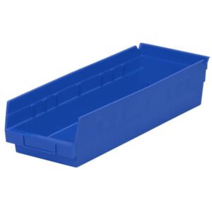 Akro-Mils Shelf Bin, 17 7/8"L x 4"H x 6 5/8"W, , 1/Each