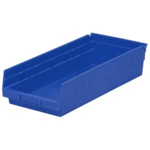Akro-Mils Shelf Bin, 17 7/8"L x 4"H x 8 3/8"W, , 1/Each