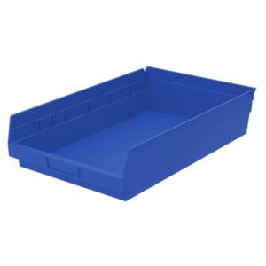 Akro-Mils Shelf Bin, 17 7/8"L x 4"H x 11 1/8"W, , 1/Each