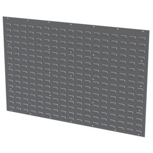 Akro-Mils Louvered Panel, 52"L x 34 1/8"H x 5/16"W, Gray, 1/Each