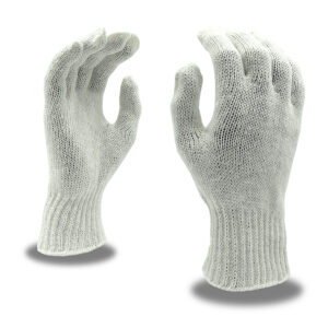 STANDARD WEIGHT, BLEACHED, POLY/COTTON MACHINE KNIT