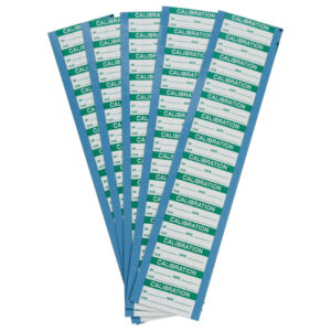 Brady Write-On Calibaration Labels, Green/White, 5/Pkg