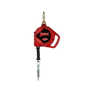 LIFELINE REBEL 100' PLASTIC CARABINER SELF-RETRACTING STAINLESS STEEL