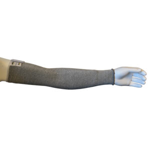 MONARCH™-SLEEVE: GRAY 18-INCH, HIGH PERFORMANCE FIBER, ELASTIC WRIST, HOOK & LOOP AT BICEP, ANSI CUT LEVEL A4