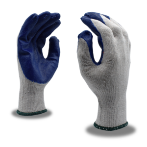 STANDARD, 10-GAUGE, NATURAL MACHINE KNIT, BLUE SMOOTH LATEX PALM COATING
