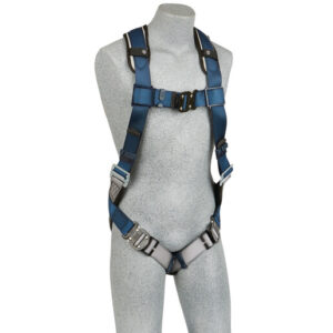 3M DBI-SALA Medium ExoFit Full BodyVest Style Harness With Back D-Ring, Quick Connect Chest And Leg Strap Buckle, Loops For Body Belt And Built-In Comfort Padding