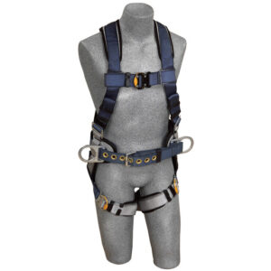 3M DBI-SALA EXOFIT CONSTRUCTIONFULL BODYVEST STYLE HARNESS WITH BACK AND SIDE D-RING, BELT WITH SEWN-IN PAD, QUICK CONNECT CHEST AND LEG STRAP BUCKLE AND BUILT-IN COMFORT PADDING