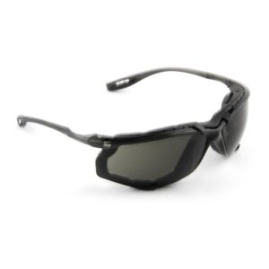3M Virtua Black Frame Safety Glasses With Gray Anti-Fog Lens