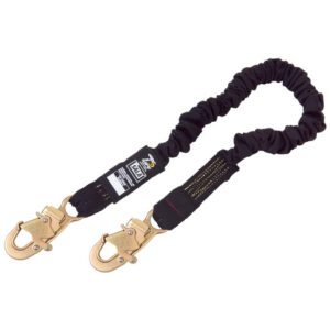 3M DBI-SALA 6' Shockwave2 2" Nomex Kevlar Web Single-Leg 100% Tie-Off Shock-Absorbing Lanyard With Snap Hook