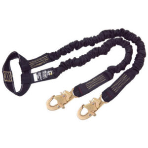 3M DBI-SALA 6' Shockwave2 2" Nomex Kevlar Web Twin-Leg 100% Tie-Off Shock-Absorbing Lanyard With Self-Locking Snap Hook At Both Ends
