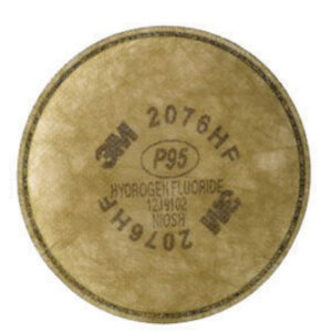 3M 2076HF P95 ParticulateHydrogen Fluoride Filter With Nuisance Level Acid Gas Relief