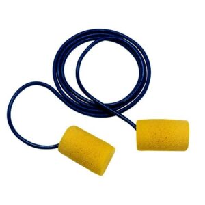 3M E-A-R Cylinder Foam PVC Corded Earplugs