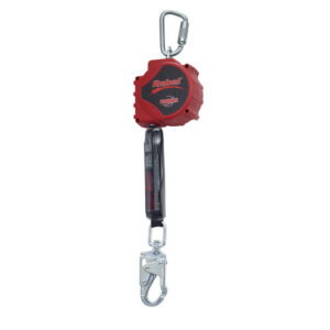 3M DBI-SALA 20' PROTECTA Rebel Single Leg Self Retracting Polyester Web Lifeline With Swiveling Steel Snap Hook, Swiveling Anchorage And Anchorage Carabiner