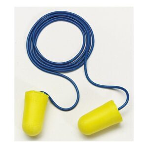 3M E-A-R Tapered Foam Polyurethane Corded Earplugs