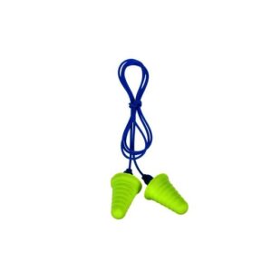 3M E-A-R Push-Ins Tapered Foam Polyurethane Corded Earplugs