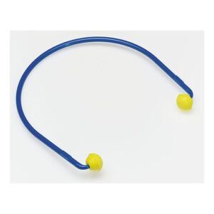 3M E-A-R Caps Blue And Yellow Under Chin Banded Earplugs
