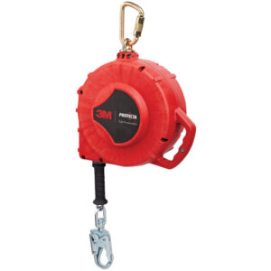 3M DBI-SALA 85' PROTECTA Rebel Self-Retracting 316" Galvanized Steel Wire Rope Lifeline With Swiveling Snap Hook And Anchorage Carabiner
