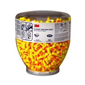 3M E-A-Rsoft Tapered Foam Polyurethane Uncorded Earplugs