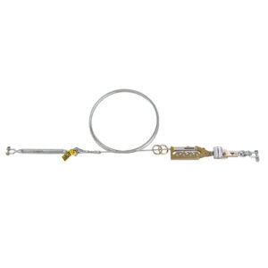 3M DBI-SALA 100' Sayfline Temporary Horizontal Galvanized Cable Lifeline System (Includes 38" Cable, Cable Grip And Zorbit Energy Absorber With Turnbuckle)