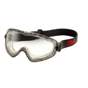 3M GoggleGear Splash Safety Goggles With Gray Frame And Clear Anti-Fog Lens