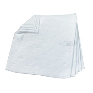 3M 17" X 19" White PolyesterPolypropylene Sorbent Pad