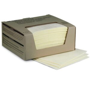 3M 11" X 13" Yellow PolyesterPolypropylene Sorbent Pad