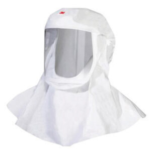 3M SmallMedium Polypropylene S-Series Versaflo White Hood With Integrated Head Suspension (For Use With Certain 3M Powered Air Purifying And Supplied Air Respirator Systems)