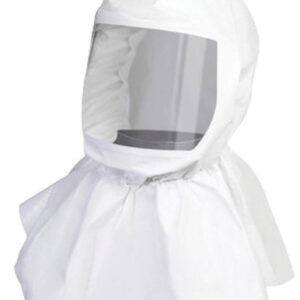 3M Standard Polypropylene S-Series Versaflo White Replacement Hood With Inner Collar (For Use With Premium Head Suspension)