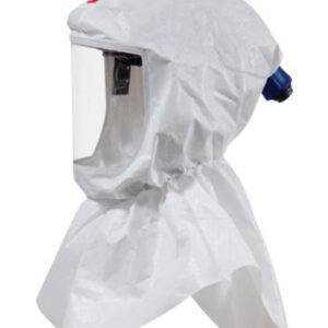 3M Standard Polypropylene S-Series Versaflo White Hood Assembly With Inner Collar And Premium Head Suspension (For Use With Certain 3M Powered Air Purifying And Supplied Air Respirator Systems)