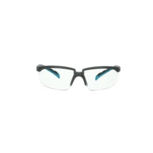 3M 2000 Series Protective Eyewear, Clear lens, Scotchgard Anti-Fog, Anti-scratch, Gray/Teal Plastic Frame