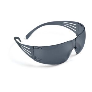 3M SecureFit Self-Adjusting Safety Glasses With Gray Polycarbonate Frame And Gray Polycarbonate Anti-Fog Lens