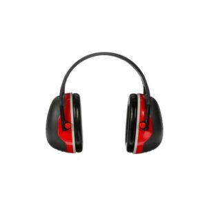 3M Peltor Black And Red Over-The-Head Earmuffs