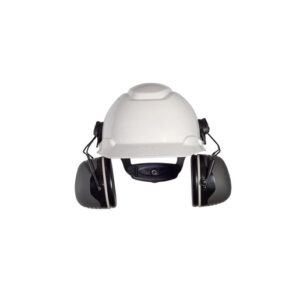 3M Peltor Black And Gray Cap Mount Earmuffs
